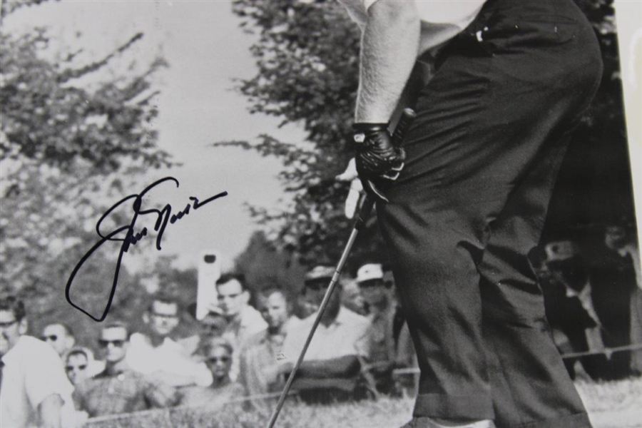Jack Nicklaus Signed 1962 World Series of Golf Photo JSA ALOA