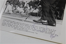 Jack Nicklaus Signed 1962 World Series of Golf Photo JSA ALOA