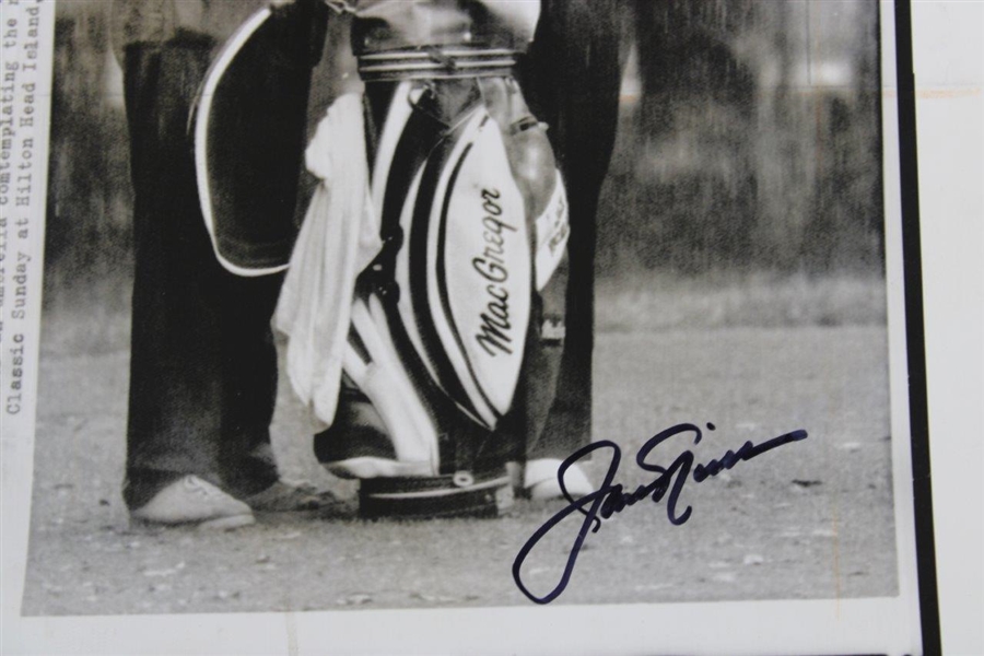 Jack Nicklaus Signed 1975 Heritage Classic Championship Photo JSA ALOA