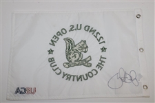 Rory McIlroy Signed 2022 US Open at The Country Club Embroidered Flag JSA ALOA