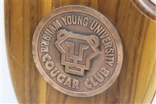 Bobby Clampett's Brigham Young University Cougar Club Plaque