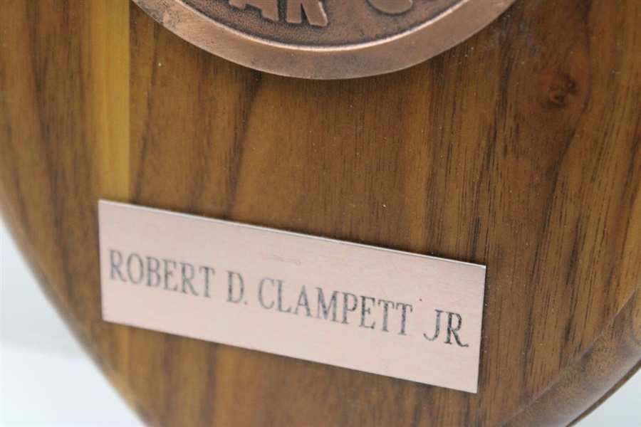 Bobby Clampett's Brigham Young University Cougar Club Plaque