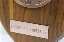Bobby Clampett's Brigham Young University Cougar Club Plaque