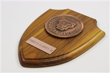 Bobby Clampett's Brigham Young University Cougar Club Plaque