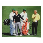 Arnold Palmer & Jack Nicklaus Signed 16x20 Color Photo JSA ALOA