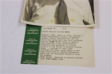 1931 Francis Ouimet, Recaptures U.S. Amateur Outstanding Vintage Portrait Photo