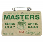 1967 Masters Tournament SERIES Badge #3015 - Gay Brewer Winner