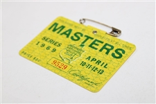 1969 Masters Tournament SERIES Badge #9529 - George Archer winner