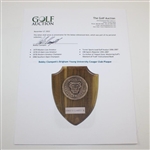 Bobby Clampett's Brigham Young University Cougar Club Plaque