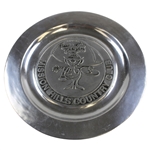 Undated Mission Hills Country Club 'Fiesta' Pewter Plate