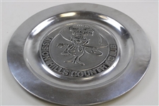 Undated Mission Hills Country Club 'Fiesta' Pewter Plate