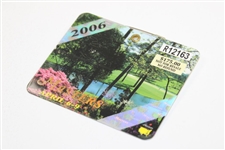 2006 Masters Tournament SERIES Badge #R12163 - Phil Mickelson Winner