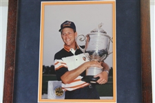 Payne Stewart 1989 PGA Championship at Kemper Lakes GC Cherry Wood Golf Display