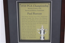 Paul Runyan 1938 PGA Championship at Shawnee CC Cherry Wood Golf Display