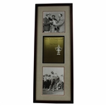 Sam Snead 1951 PGA Championship at Oakmont CC Cherry Wood Golf Display