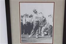 Sam Snead 1951 PGA Championship at Oakmont CC Cherry Wood Golf Display