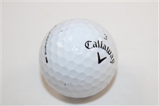 Jim Furyk Signed Callaway Logo Golf Ball with '58' JSA ALOA