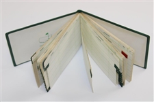 1967 Augusta National GC Masters Tournament Gift - Address Book in Original Box