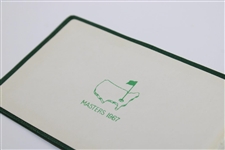 1967 Augusta National GC Masters Tournament Gift - Address Book in Original Box
