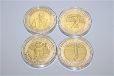 Arnold Palmer Ltd Ed Masters Commemorative Coins Set in Original Emerald Box with COA #231/750