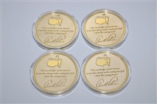 Arnold Palmer Ltd Ed Masters Commemorative Coins Set in Original Emerald Box with COA #231/750
