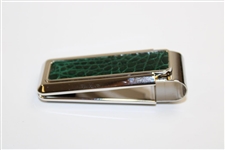 2007 Augusta National GC Masters Tournament Gift - Alligator Skin Money Clip in Box