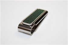 2007 Augusta National GC Masters Tournament Gift - Alligator Skin Money Clip in Box