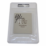 Phil Mickelson Signed The Sports Club Scorecard PSA/DNA #83957790