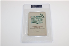 Phil Mickelson Signed Firestone Country Club Scorecard PSA/DNA #83957801 