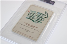 Phil Mickelson Signed Firestone Country Club Scorecard PSA/DNA #83957801 