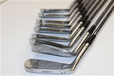 Set of Billy Burke Autograph PUNCHIRON Collapsable Golf Irons - PGA REACH COLLECTION