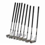 Set of Billy Burke Autograph PUNCHIRON Collapsable Golf Irons - PGA REACH COLLECTION