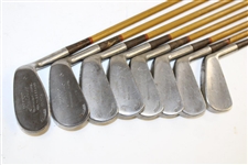 Set of Spalding Tournament Model Stainless Ellis Reg. No. 228546 Golf Irons - PGA REACH COLLECTION