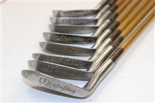 Set of Spalding Tournament Model Stainless Ellis Reg. No. 228546 Golf Irons - PGA REACH COLLECTION