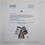 Set of Spalding Tournament Model Stainless Ellis Reg. No. 228546 Golf Irons - PGA REACH COLLECTION