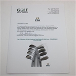 Set of Kroydon Off-Set Hardened Sole Model-55 Golf Irons - PGA REACH COLLECTION
