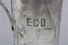 Classic ECD Pewter Golf Bag With 3 Clubs