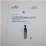 Classic ECD Pewter Golf Bag With 3 Clubs