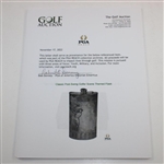 Classic Post-Swing Golfer Scene Themed Flask 