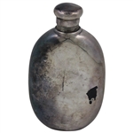 Classic Swinging Time-Period Golfer Themed Flask