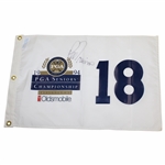 Lee Trevino Signed 1994 PGA Seniors Championship White Screen Flag JSA ALOA