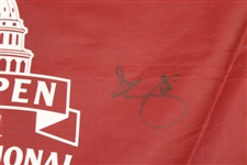 Rory McIlroy & Adam Scott Signed 2011 US Open at Congressional Red Flag JSA ALOA