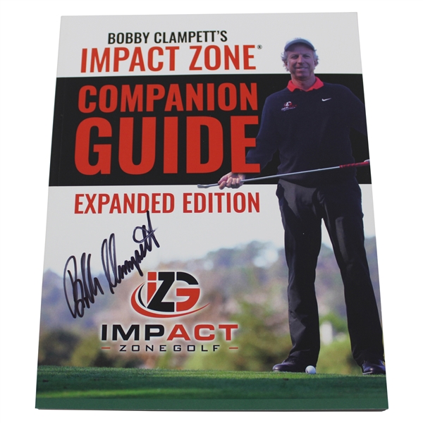 Bobby Clampett Signed 'Impact Zone: Companion Guide - Expanded Edition' Book JSA ALOA