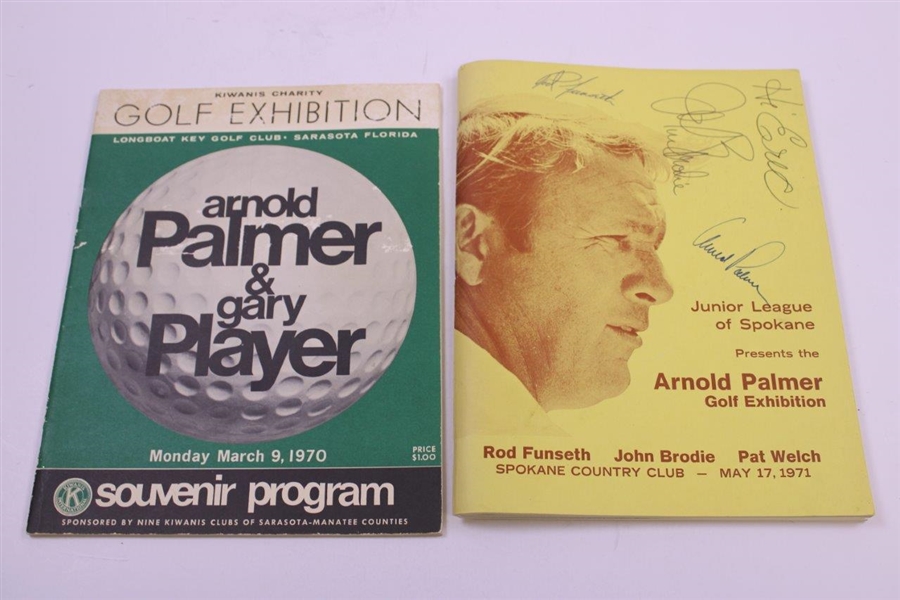 Arnold Palmer Signed 1971 Jr. League of Spokane Program with Kiwanis Charity Program JSA ALOA