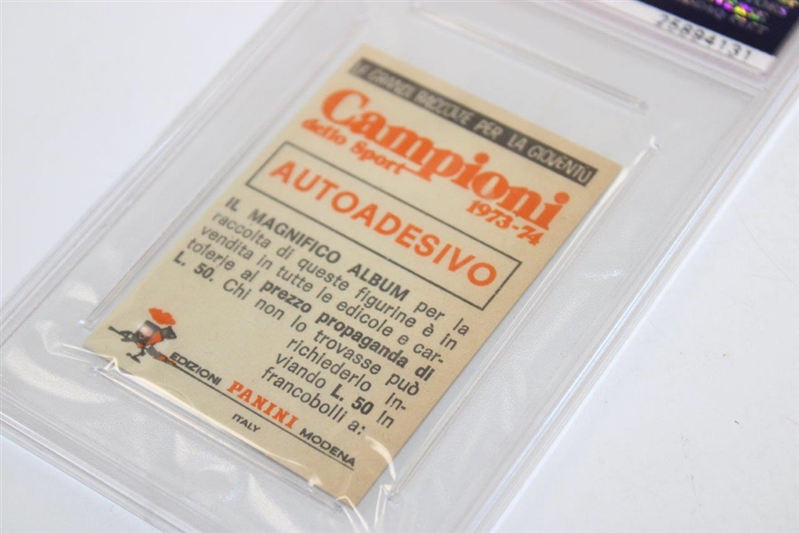 Roberto Bernardini 1973 Pannini Campioni Dello Sport Golf Card #376 PSA 8 NM-MT #25894131