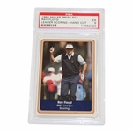 Ray Floyd 1984 Miller Press PGA Leader Scoring Hand Cut Golf Card PSA 5 EX #14582723
