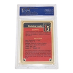 Ray Floyd 1984 Miller Press PGA Leader Scoring Hand Cut Golf Card PSA 5 EX #14582723