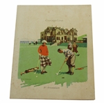 1927 R.M.S. Mauretania St. Andrews Cunard Line Menu with H.G. Hawthorn Cover - 6/9/1927