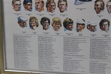 US Amateur Champions w/Havemayer Trophy Print for 1987 US Amateur - Framed