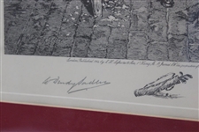 Dendy Sadler & James Dobie Golf Maker 1914 Print - Framed 